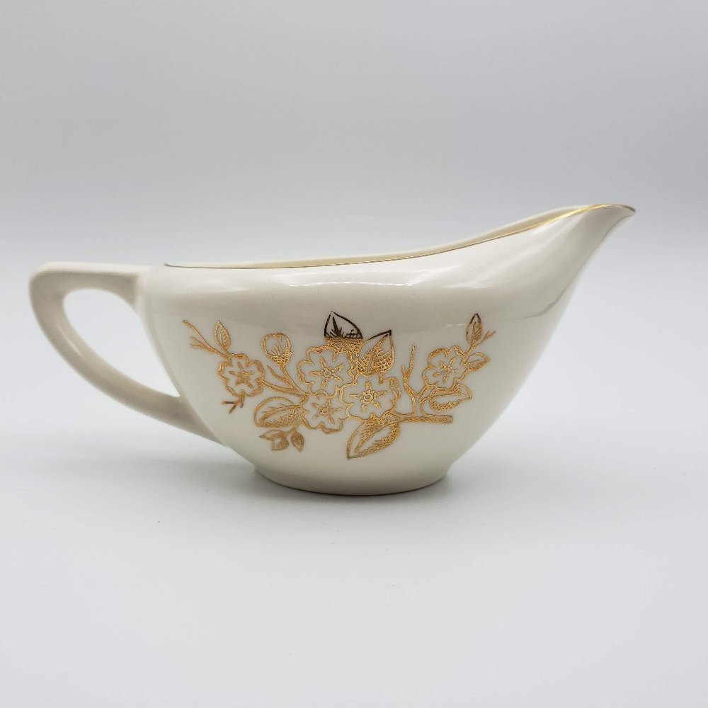 Vintage Edwin Knowles "Apple Blossom" Creamer